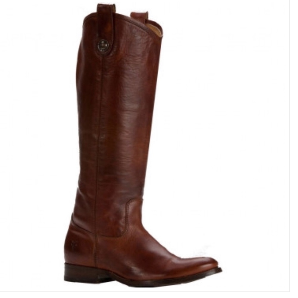 FRYE Women's Melissa Button Boots Cognac